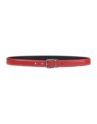 Dolce & Gabbana Belts In Red