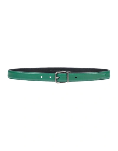 Dolce & Gabbana Belts In Green