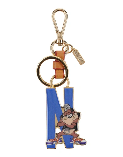 Moschino Key Rings In Gold