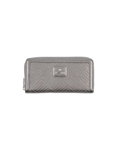 Love Moschino Wallets In Lead