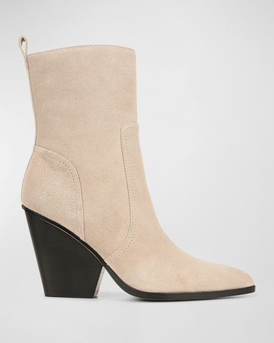 Veronica Beard Logan Pointed Toe Bootie In Chiffon