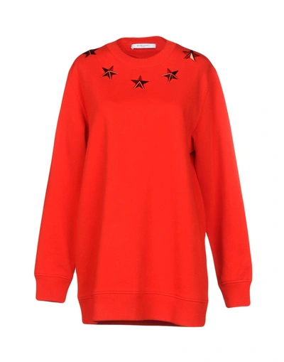 Givenchy Sweatshirts In Red