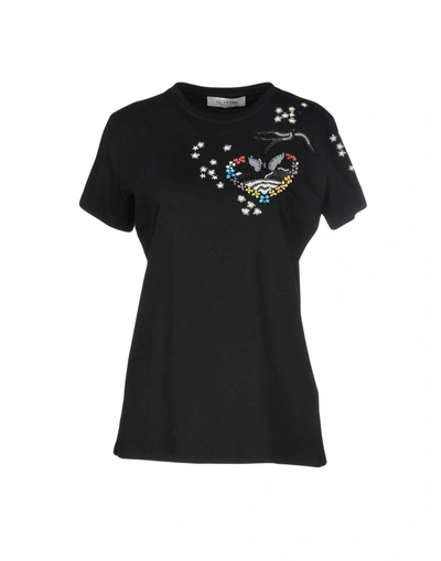 Valentino T-shirt In Black