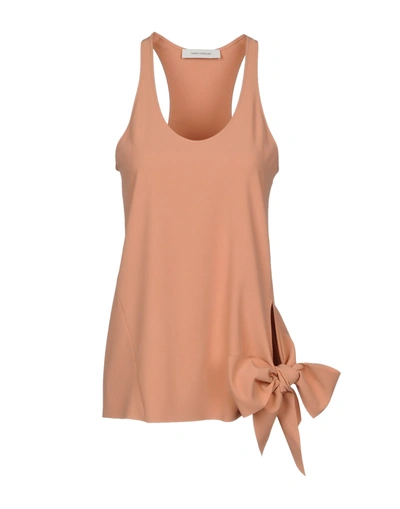 Cedric Charlier Top In Pale Pink