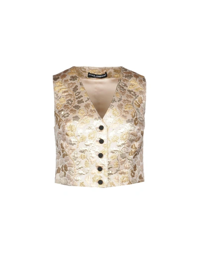 Dolce & Gabbana Top In Platinum