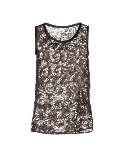 Dolce & Gabbana Top In Brown