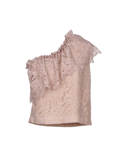 Msgm Top In Pale Pink
