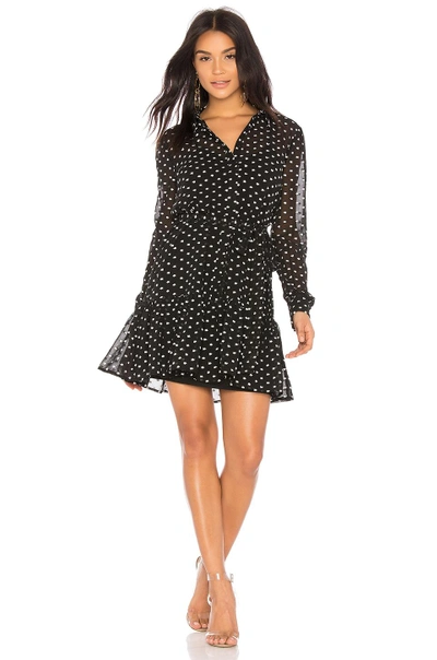 Endless Rose Drop Waist Button Up Dress In Black