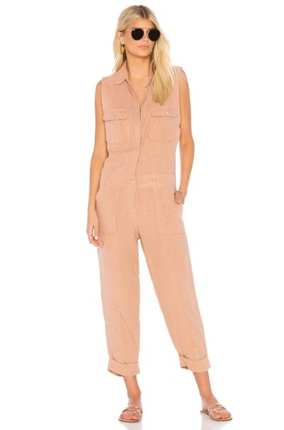 Acacia Swimwear Hollywood Jumpsuit In Nude. In Barefoot