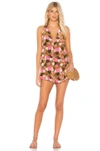 Acacia Swimwear Haiku Romper In Lei Day