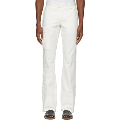 Wales Bonner White Tailored Cargo Trousers