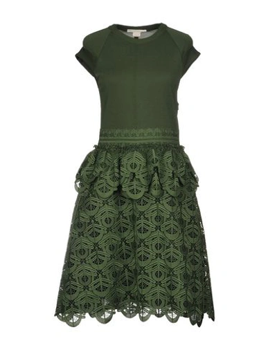 Antonio Berardi Short Dress In Green