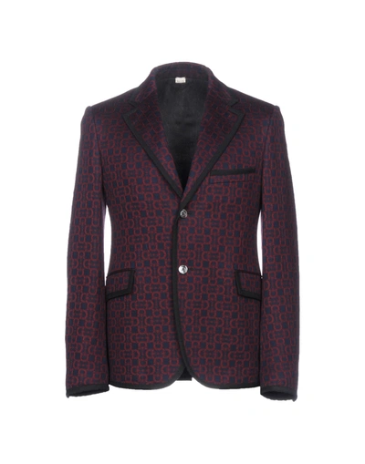 Gucci Blazer In Maroon