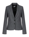 Love Moschino Suit Jackets In Steel Grey