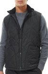 Barbour Liddesdale Quilted Vest In Black