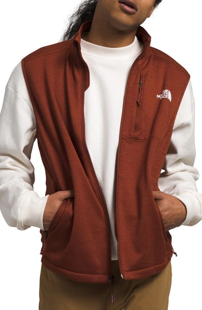 The North Face Canyonlands Vest In Brandy Brown Heather
