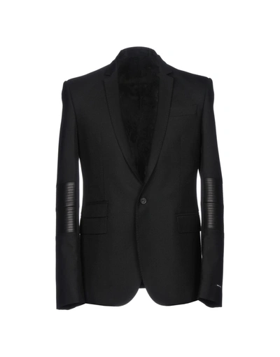 Les Hommes Suit Jackets In Black