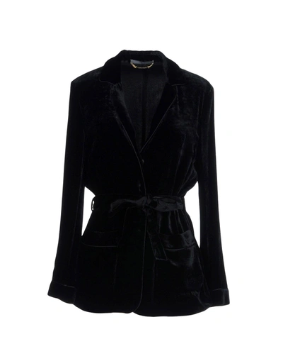 Alberta Ferretti Blazer In Black