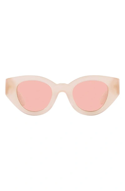 Burberry Meadow 47mm Phantos Sunglasses In Pink