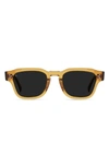 Raen Rece 55mm Square Sunglasses In Clove/ Shadow