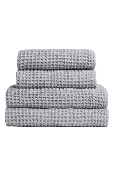 Parachute Turkish Cotton Waffle Bath Towel In Grey