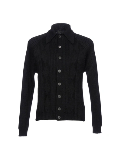 Prada Cardigans In Black