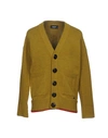Dsquared2 Cardigan In Military Green