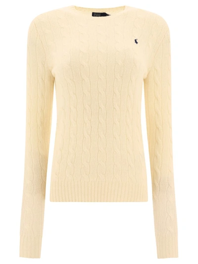 Polo Ralph Lauren Pony Knitwear White In Multicolor