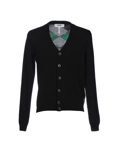 Msgm Cardigan In Black