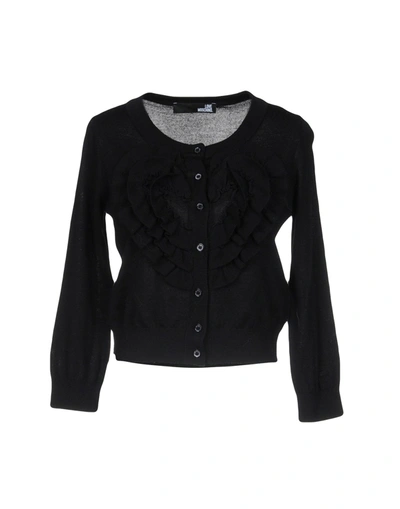 Love Moschino Cardigans In Black