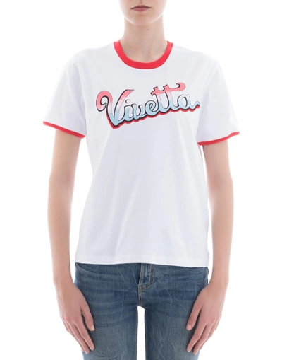 Vivetta White Cotton T-shirt