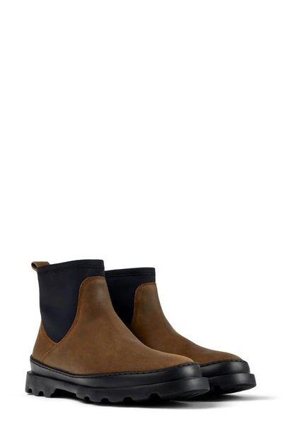 Camper Brutus Bootie In Brown Black