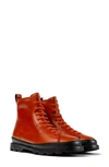 Camper Brutus Combat Boot In Medium_red