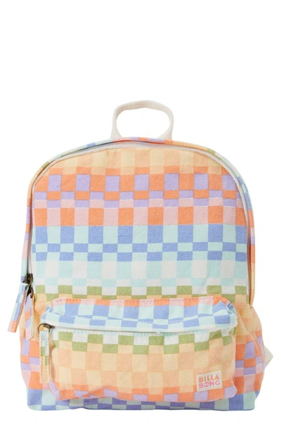 Billabong Kids' Mini Mama Print Backpack In Mint Chip Multi