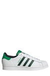 Adidas Originals Superstar Lifestyle Sneaker In White/ Black/ Green