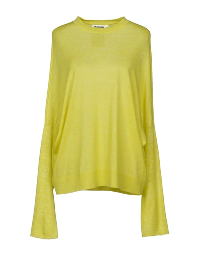 Jil Sander Sweaters In Yellow