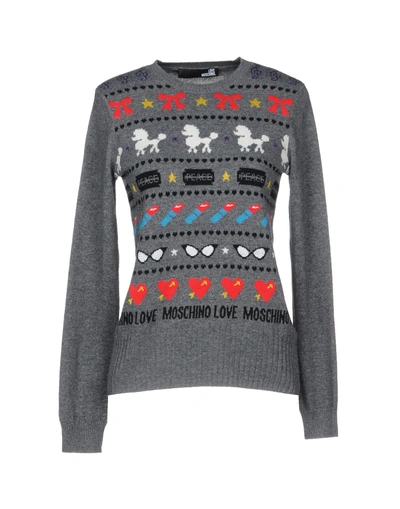 Love Moschino Jumper In Grey