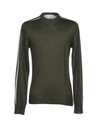 Comme Des Garçons Shirt Sweaters In Military Green
