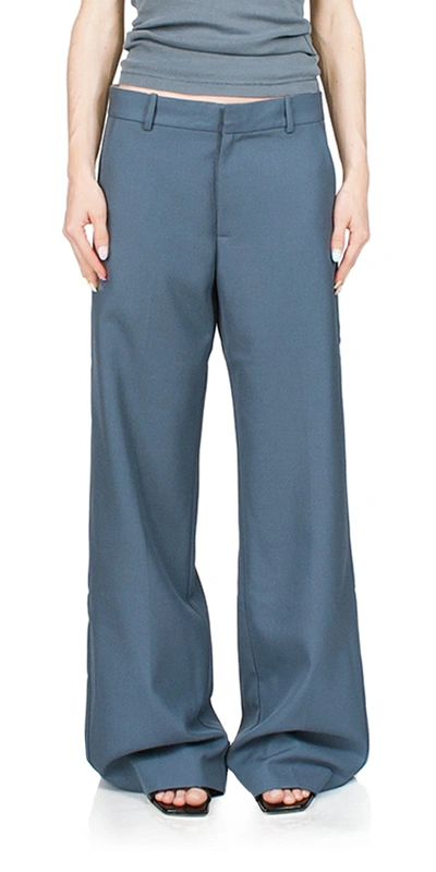 St. Agni Carter Trousers Slate In Gray