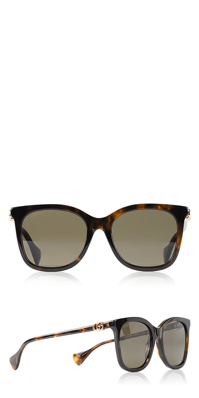 Gucci Mini Running Cat Eye Acetate Sunglasses