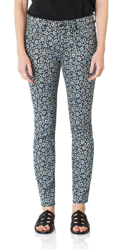 6397 Skinny Pant In Blue Floral