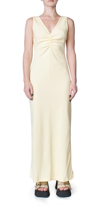 Mm6 Maison Margiela Sleeveless Ruched Dress