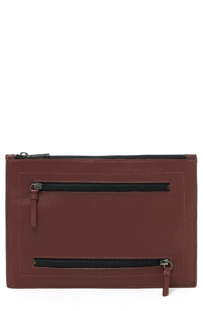 Botkier Chelsea Large Clutch In Malbec