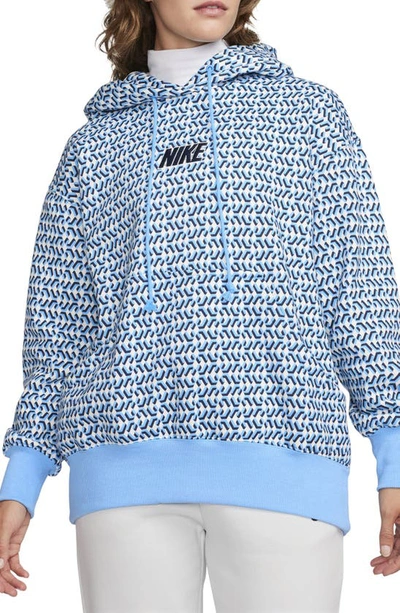 Nike Women's  Sportswear Phoenix Fleece X  United Oversized Pullover Hoodie In Blue