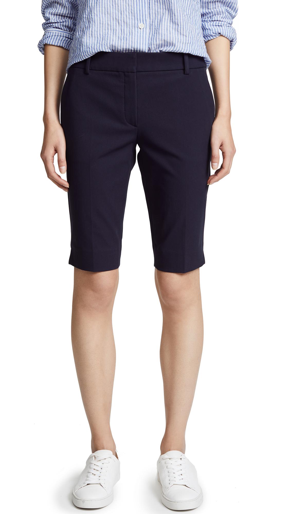 Theory Basic Capri Shorts In Dark Night ModeSens