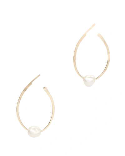 Robin Haley Pearl Hoop Earrings