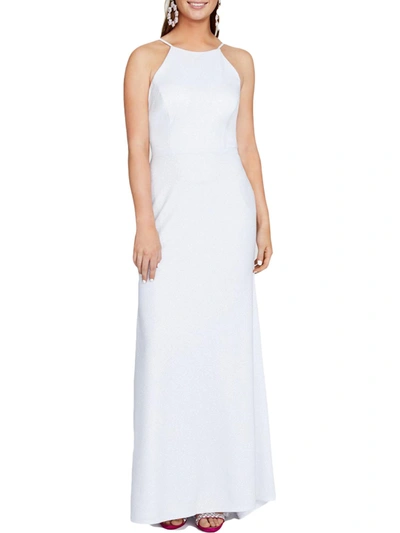 Jump Apparel Womens Ladder Side Maxi Evening Dress In White | ModeSens