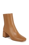 Vince Kaye Block Heel Bootie In Tan