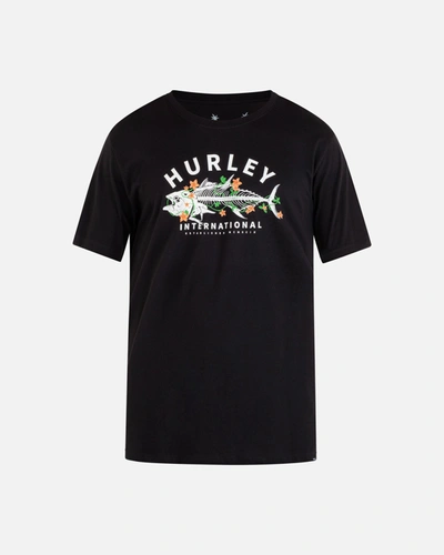 United Legwear Men's Everyday Fish Food Short Sleeve T-shirt In Black