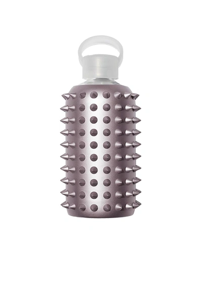 Bkr Metallic Spiked 500ml Water Bottle In Spiked Moondust